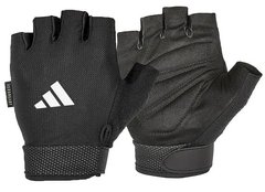 Перчатки для тренинга Adidas Essential Adjustable Gloves черный Уни L