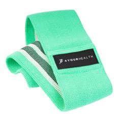 Резинка для фитнеса тканевая 4yourhealth Fitness Band Light 13 кг. 0941 Зеленая