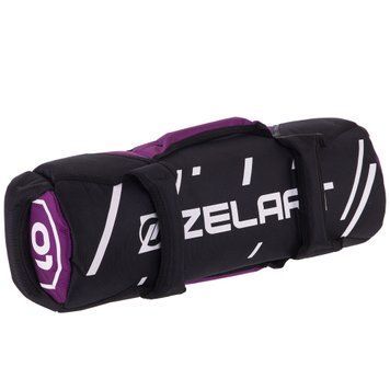 Сумка для кросфіта Zelart Sandbag FI-2627-S фіолетовий-чорний