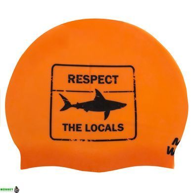 Шапочка для плавання MadWave RESPECT reversible M055024 Чорно-білий