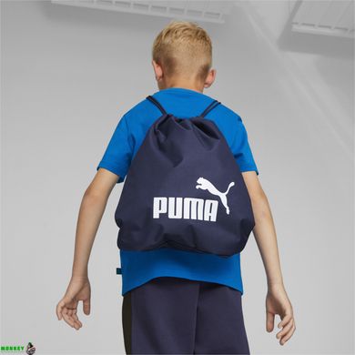 Рюкзак-мішок Puma Phase Gym Sack 16L синій Уні 37,5x43 см