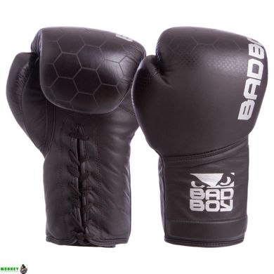 Боксерські рукавиці шкіряні професійні на шнурівці BDB LEGACY 2.0 VL-6619 10-14 унцій кольори в асортименті