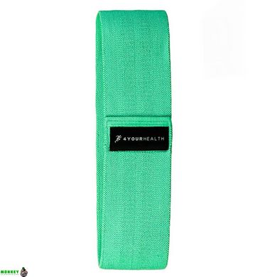 Резинка для фітнесу тканева 4yourhealth Fitness Band Light 13 kg. 0941 Зелена