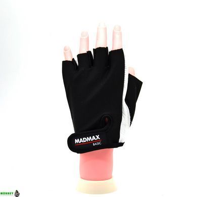 Рукавички для фітнесу MadMax MFG-250 Basic Whihe XL