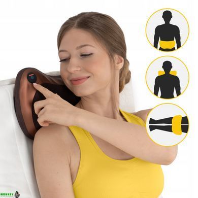 Подушка-массажер 4FIZJO Shiatsu Pro+ Brown (P-5907739319166)