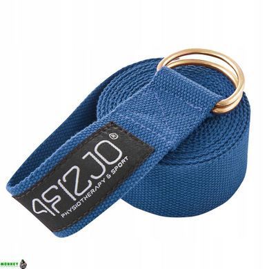 Ремінь для йоги 4FIZJO 300 см Blue (P-5907739318435)