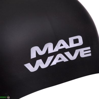 Шапочка для плавання MadWave RESPECT reversible M055024 Чорно-білий