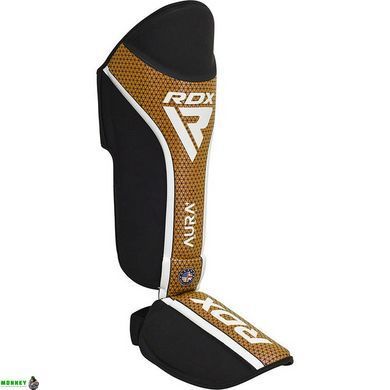 Захист гомілки та стопи RDX SHIN INSTEP AURA PLUS T-17 Black Golden XL