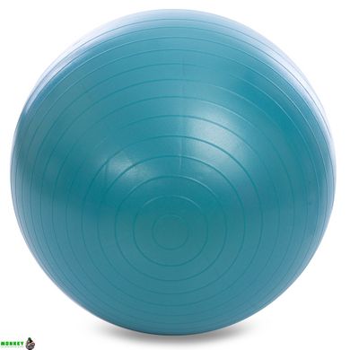 Мяч для фитнеса (фитбол) гладкий глянцевый 65см Zelart FI-1980-65 (PVC,800г, цвета в ассортименте, ABSтехнология)