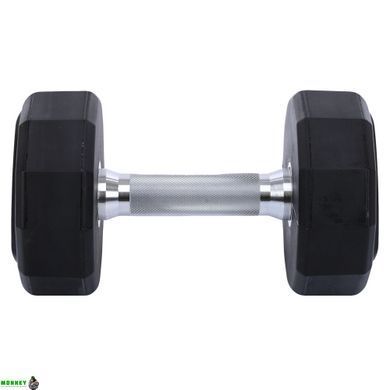 Гантели профессиональные с полиуретановым покрытием LiveUp LP8003-12 (2х12кг)