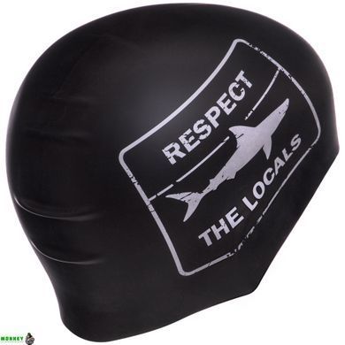 Шапочка для плавання MadWave RESPECT reversible M055024 Чорно-білий