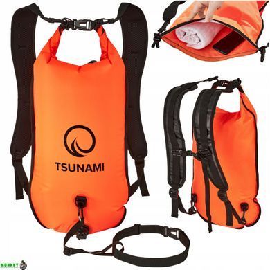Буй для плавання TSUNAMI Pro надувний 3 в 1 Orange (P-5907739314048)
