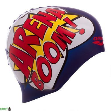 Шапочка для плавання ARENA PRINT 2CAP AR-1E368-46 чорний