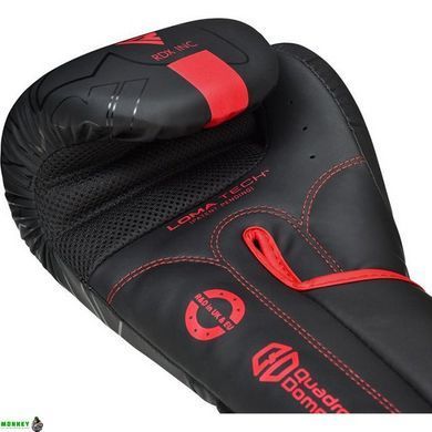 Боксерські рукавиці RDX F6 Kara Matte Red 10 унцій (капа в комплекті)