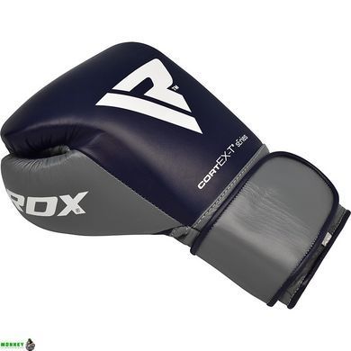 Рукавички боксерські RDX Leather Pro C4 Blue 14 ун.