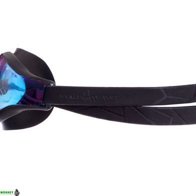 Очки для плавания стартовые MadWave Record breaker rainbow II M045403 Черный