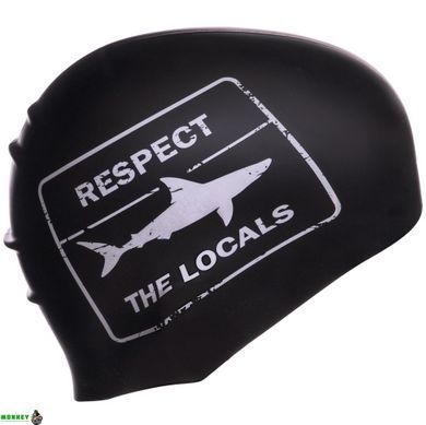 Шапочка для плавання MadWave RESPECT reversible M055024 Чорно-білий