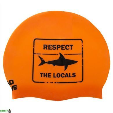 Шапочка для плавання MadWave RESPECT reversible M055024 Чорно-білий