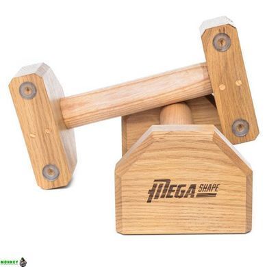 Упоры для отжиманий MegaShape 25 см. Паралетсы светлий дуб