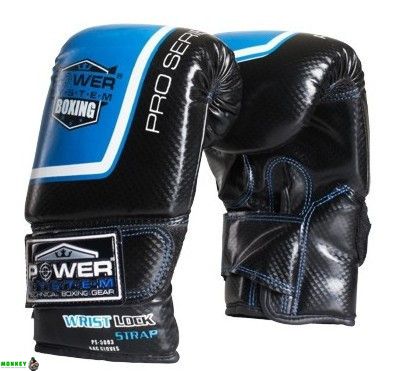 Снарядные перчатки, битки Power System PS 5003 Bag Gloves Storm Black/Blue S