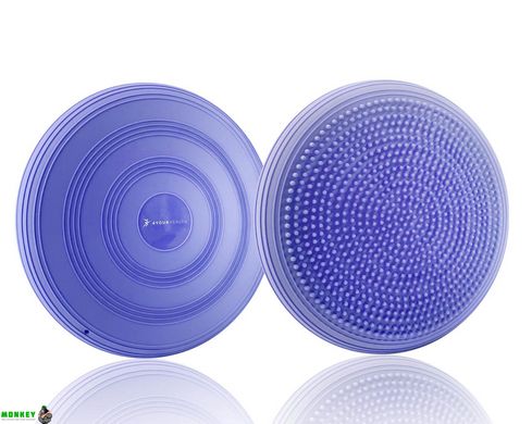 Балансировочная подушка-диск 4yourhealth MED+ 34 см (1078) фиолетовая