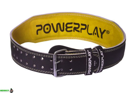 Пояс для тяжелой атлетики PowerPlay 5085 Черно-Желтый