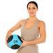 Мяч медицинский медбол Medicine Ball LiveUpLP8112-4 4 кг черный-синий