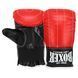Снарядные перчатки кожаные BOXER 2014 Синий-черный L размер L