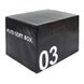 Бокс пліометричний м'який Zelart SOFT PLYOMETRIC BOXES FI-5334-3 1шт 60см чорний