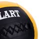 Мяч набивной для кросфита волбол WALL BALL Zelart FI-5168-6 6кг черный-желтый