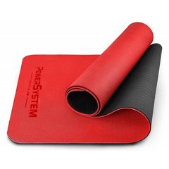Коврик для фітнесу та йоги Power System Yoga Mat Premium PS-4060 Red