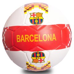 М'яч футбольний №5 PU ламін. Зшитий машинним способом Клубний SP-Sport BARCELONA FB-0414-2 (№5, 5сл.)