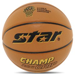 Мяч баскетбольный PU №7 STAR CHAMP GRIP BB4277C (PU, бутил, цвета в ассортименте)