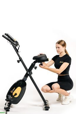 Велотренажер Besport BS-1560 XRAY магнітний чорно-жовтий