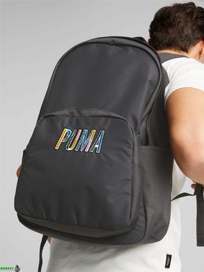 Рюкзак спортивний Puma Originals SWxP Backpack чорний Уні 29 х 44,5 х 14 см