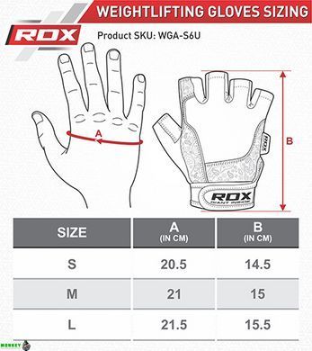 Рукавички для фітнесу жіночі RDX Blue M
