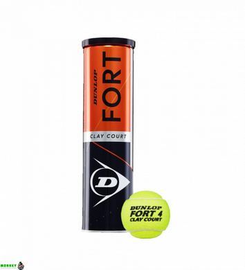 М'ячі для тенісу Dunlop Fort clay court 4B