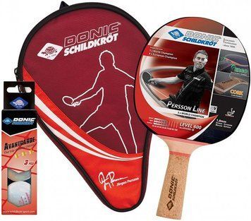 Набор для настольного тенниса Donic Persson 600 Gift set (1 ракетка+чехол+3 мяча)