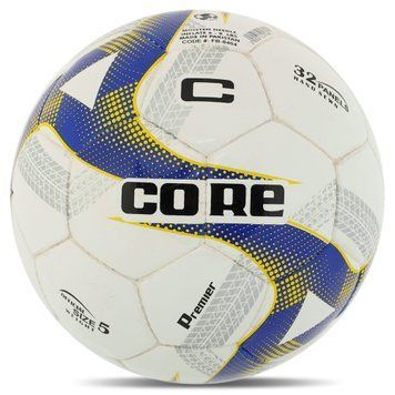 Мяч футбольный CORE PREMIER FB-8464 Белый-желтый-синий №5