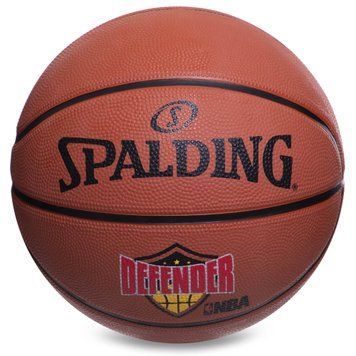 М'яч баскетбольний гумовий SPALDING Defender Brick 83522Z №7 помаранчевий