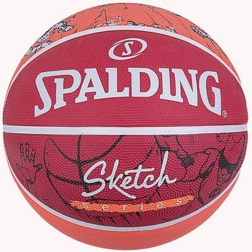 Мяч баскетбольный Spalding Sketch Drible красный, белый Уни 7