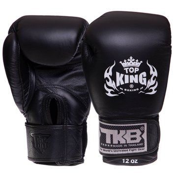 Рукавички шкіряні боксерські TOP KING Ultimate TKBGUV Чорний 14 унції