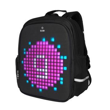 Рюкзак Sobi Pixel Kids SB9701 Black с LED экраном