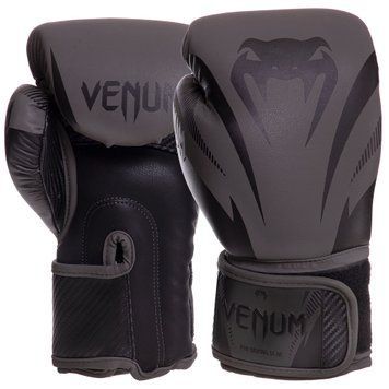 Перчатки боксерские кожаные VENUM IMPACT VN03284-114 16 унций черный