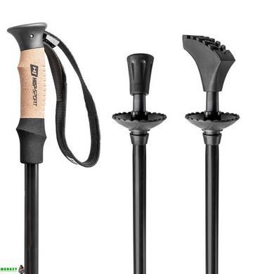Трекинговые палки Hop-Sport Nordend Pro черные