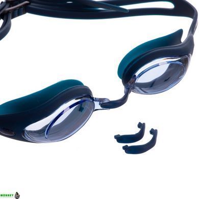 Очки для плавания MadWave Vanish M042608 Голубой (поликарбонат, силикон,)
