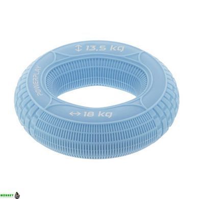 Еспандер кистьовий силіконовий PowerPlay PP-4330 Hand Grip Loops Light 13.5-18 кг. Блакитний