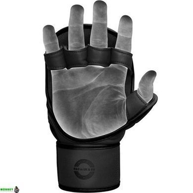 Перчатки ММА (Греплинговые перчатки) RDX F6 KARA Matte Black Plus L/XL