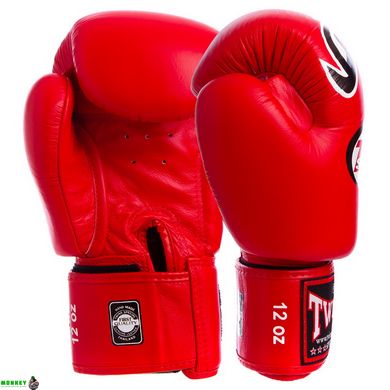 Перчатки боксерские кожаные TWINS FBGVL3-25 10-18 унций цвета в ассортименте