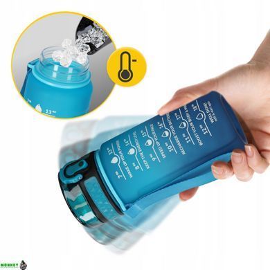 Бутылка для воды спортивная 4FIZJO 500 мл Sky Blue/Blue (P-5905973400732)